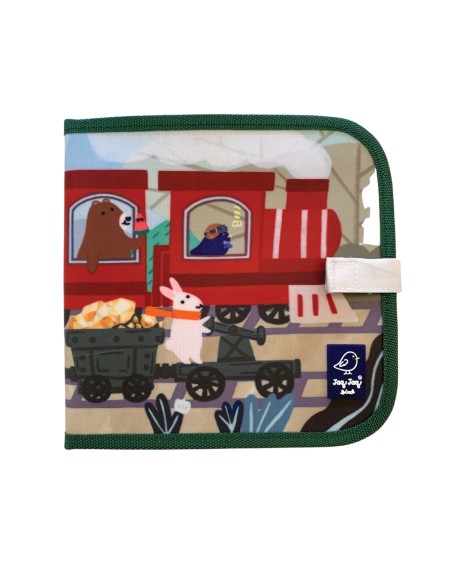 Jaq Jaq Bird Libro Pizarra - Trenes