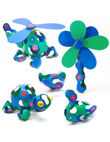 Clixo Crew Pack Blau/Verd - 30 peces