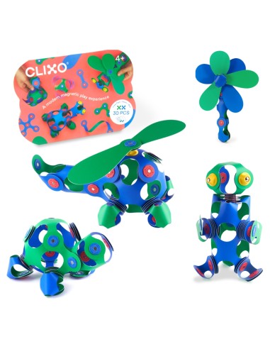 Clixo Crew Pack Blau/Verd - 30 peces