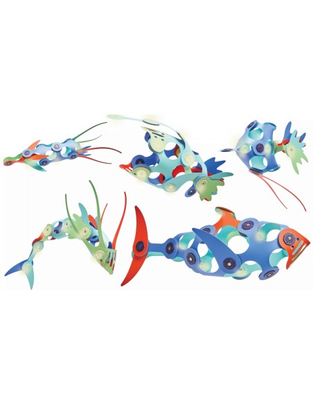 Clixo Ocean Creatures - 24 piezas