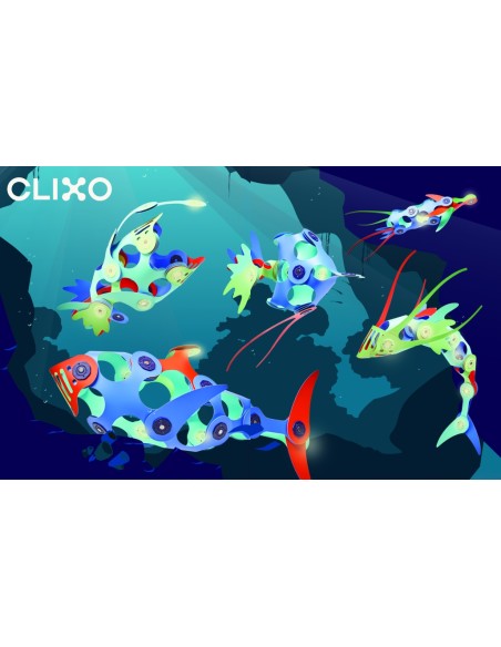 Clixo Ocean Creatures - 24 piezas