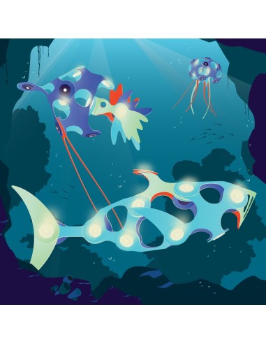 Clixo Ocean Creatures - 24 piezas