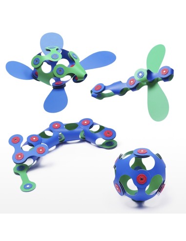 Clixo Itsy Pack Verde/Azul - 18 piezas