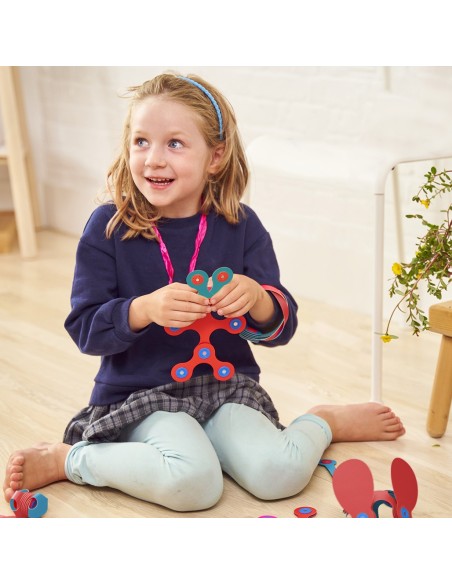 Clixo Itsy Pack Flamingo/Turquesa - 18 piezas