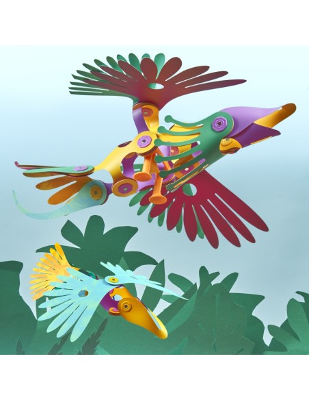Clixo Tropical Birds Pack - 22 peces