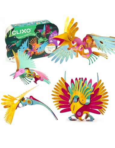 Clixo Tropical Birds Pack - 22 peces