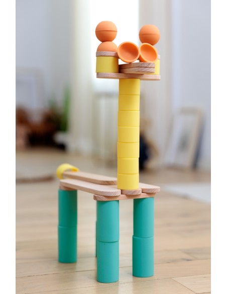 Oppi Stix 60 piezas - Juego de construcción