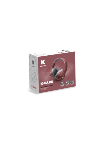 Auriculars K-Ears Bluetooth Vermell...