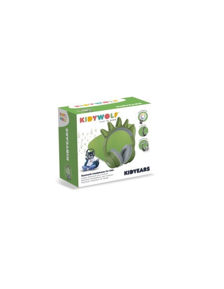 Auriculares KidyEars Bluetooth Dino Kidywolf