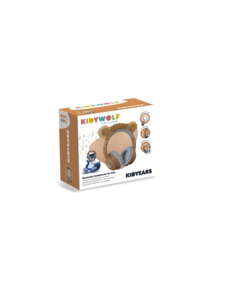 Auriculars KidyEars Bluetooth Lleó Kidywolf
