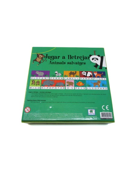 Jugar a Lletrejar Animals Salvatges - Joc en català