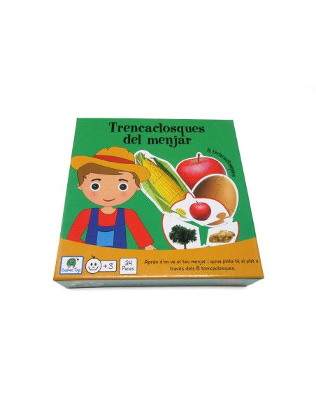 Trencaclosques del menjar - Juego en catalán