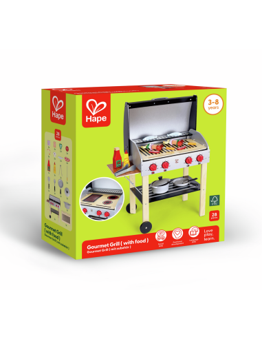 Barbacoa Gourmet con comida