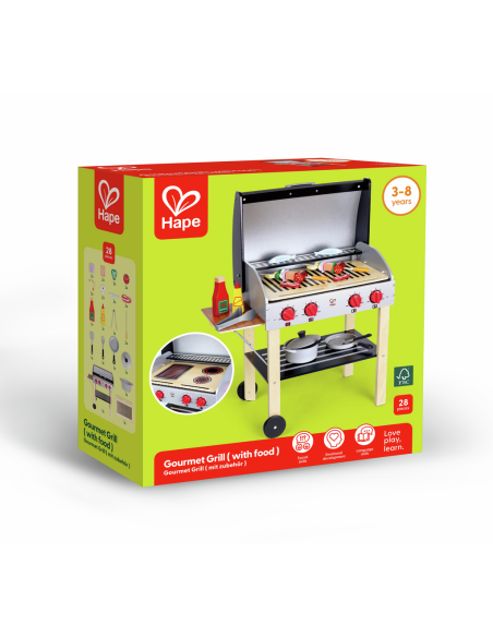 Barbacoa Gourmet con comida