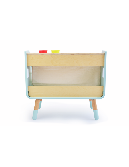 Mesa de dibujo y biblioteca 2 en 1