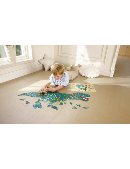 Puzle de Terra Brillant de Dinosaures - 200 pcs