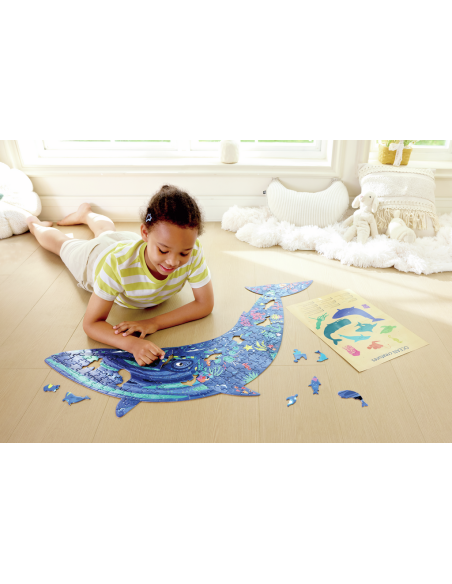 Puzle de Terra Brillant de Balena - 200 pcs