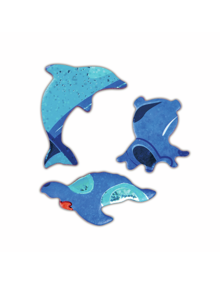 Puzle de Suelo Brillante de Ballena - 200 pzs