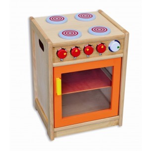 Cocina de madera de juguete