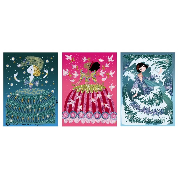 Quadres de purpurina - Vestits