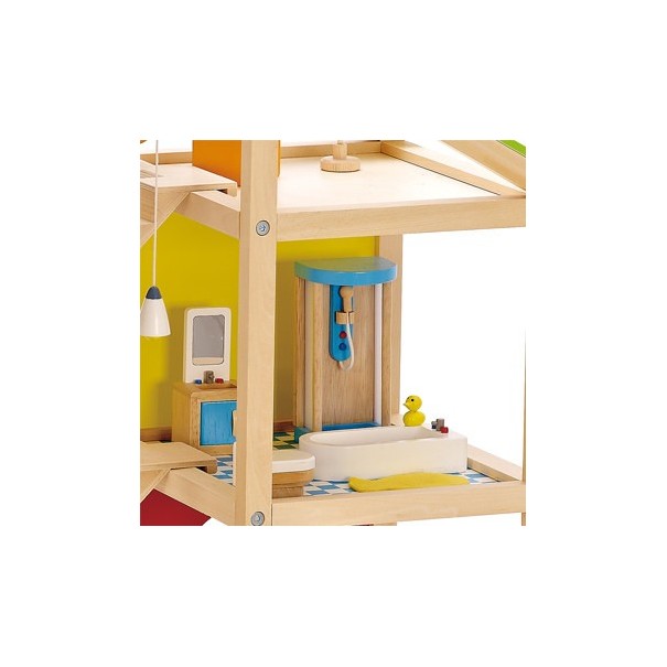 Casa de muñecas de madera