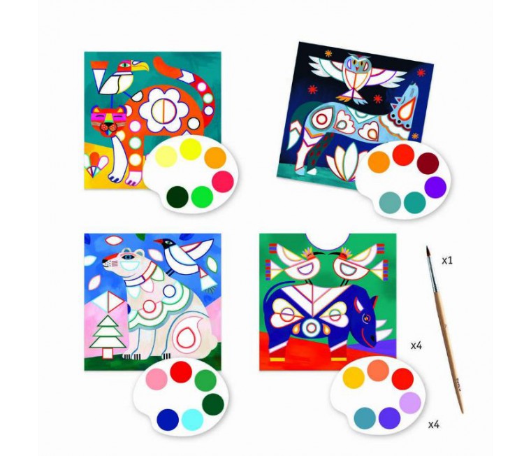 joc d'aquarel·les djeco