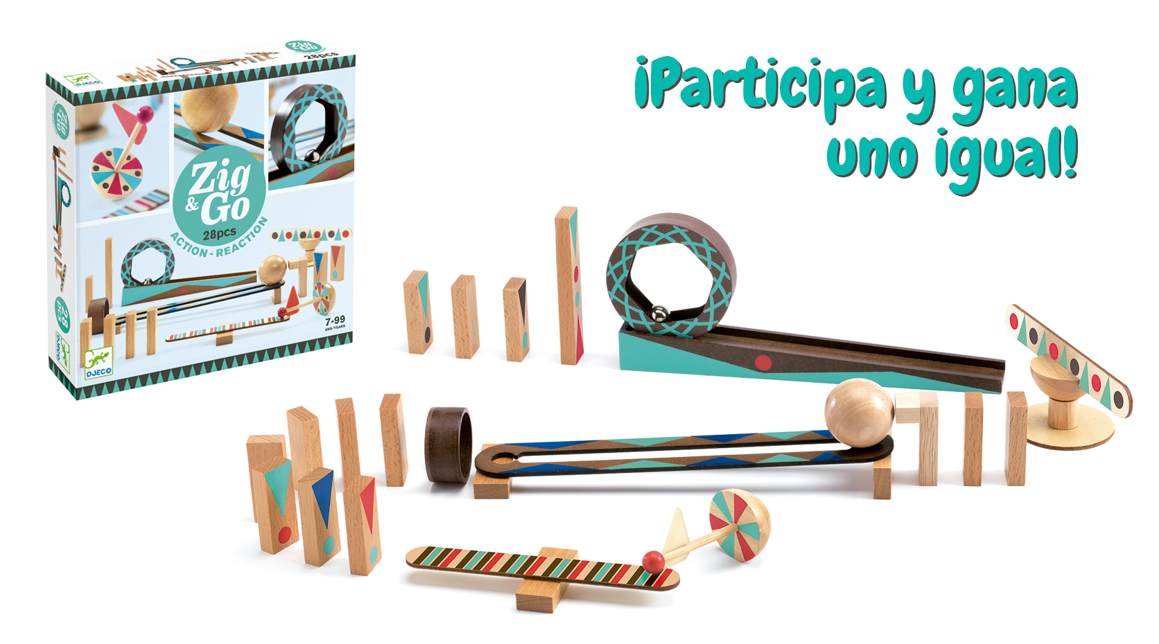circuito de madera Zig&Go DJECO