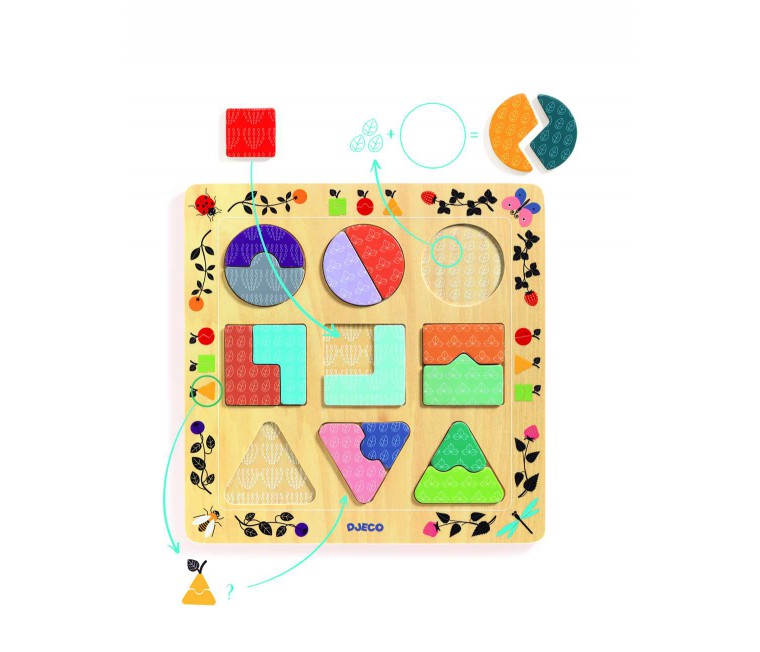 rompecabezas de madera Djeco