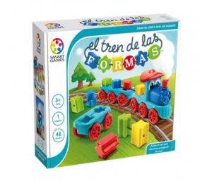 juego de mesa de 2 a 4 años juego Tren de las Formas